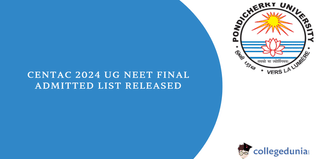 CENTAC 2024 UG NEET Final Admitted List Released, Direct Link Available, Download PDF Now